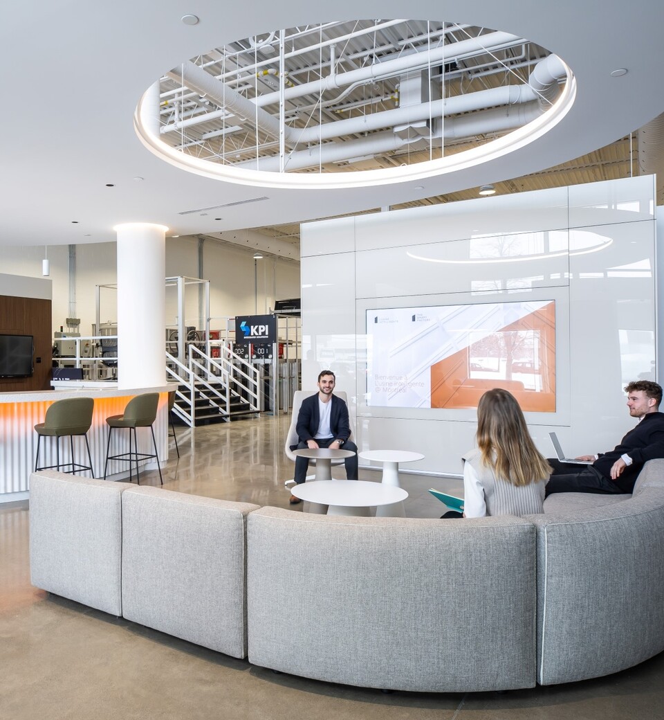 Deloitte Smart warehouse flexible work area