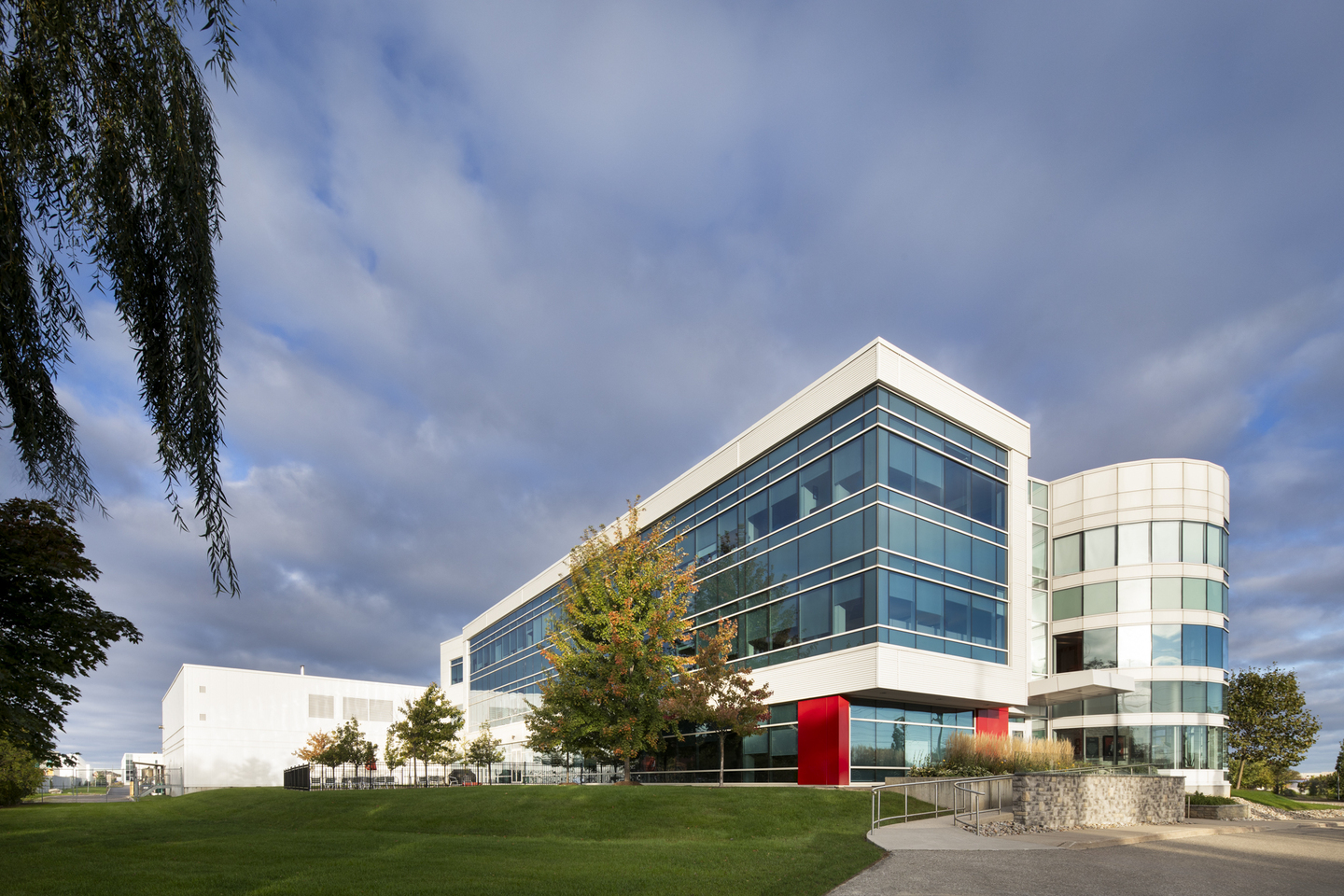 Left side of Head office building volume