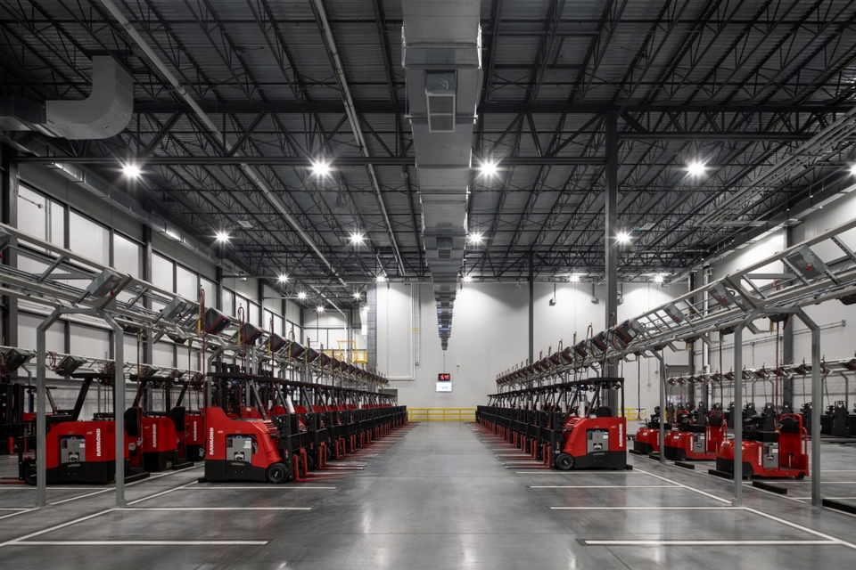 Intérieur de l'entrepôt