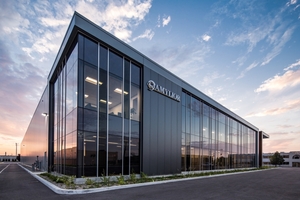 Facade principale du siège social d'Amylior à Vaudreuil, QC