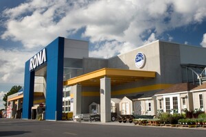 Apercu de la facade avant du magasin Rona St-Georges